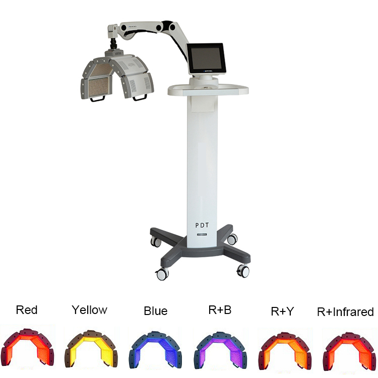 PDT LED Red Yellow Blue Infrared Facial Photodynamic Therapy System